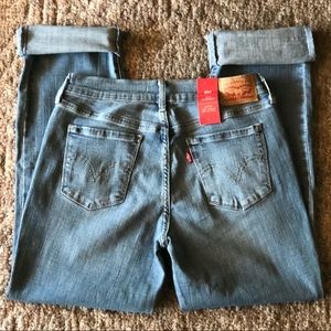 Levi's 505 Light Wash Boyfriend Straight Jeans